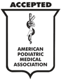 APMA（美國足病醫學協會）驗收印章
